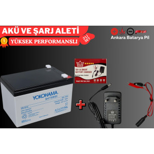 YOKOHAMA 12V 12 AH VE 1 AMPER AKÜ ŞARJ CİHAZI YOKOHAMA 12V 12 AH VE 1 AMPER AKÜ ŞARJ CİHAZI